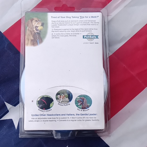 NWT PetSafe Gentle Leader Headcollar with Training Guide - Blue - Picture 2 of 4